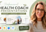 create professional health coach webinar slides and presentation design